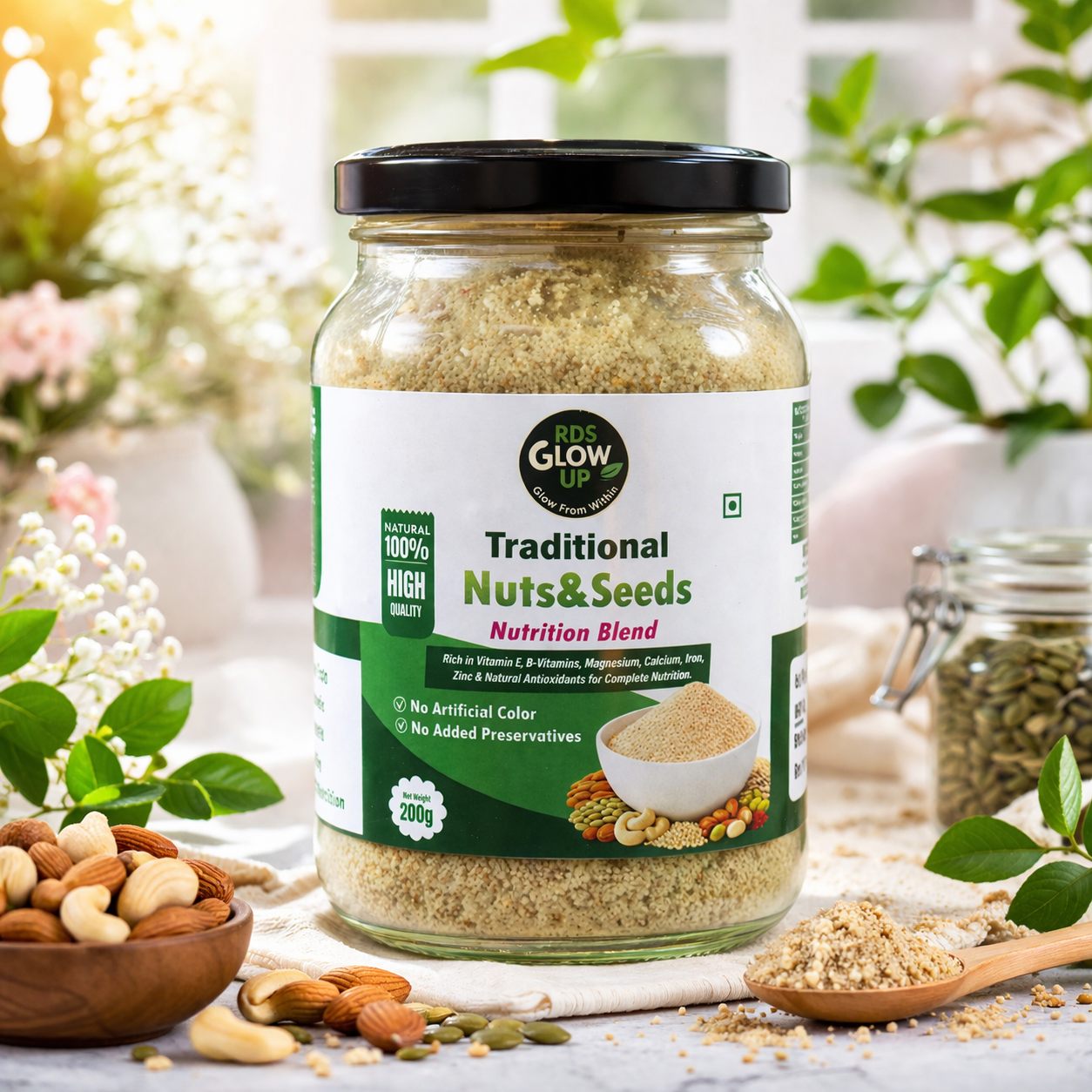 NUTS AND SEEDS NUTRITION BLEND-RDS GLOW UP-200g